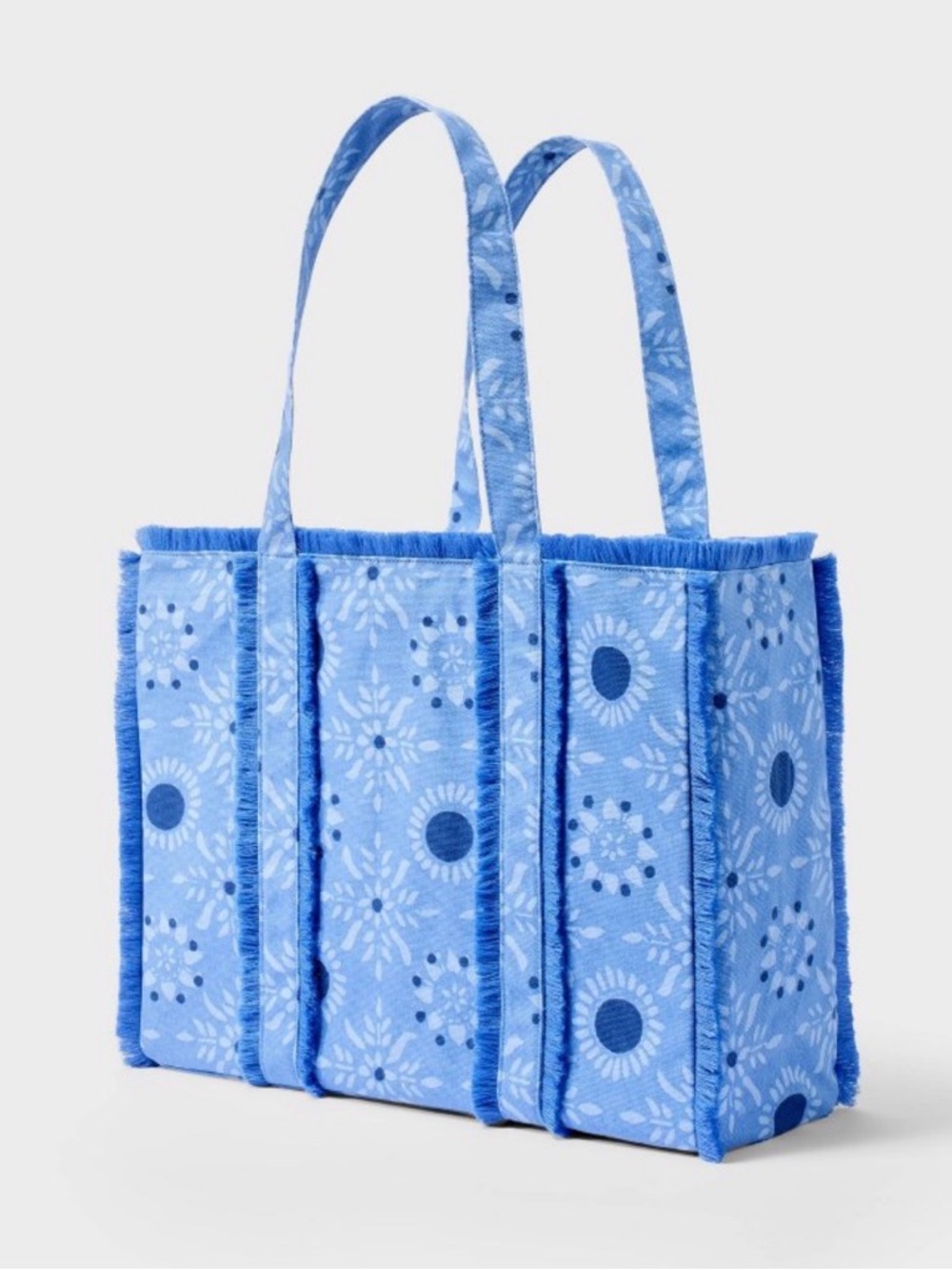 Fringe Canvas Tote Bag from Roller Rabbit x Target NWT